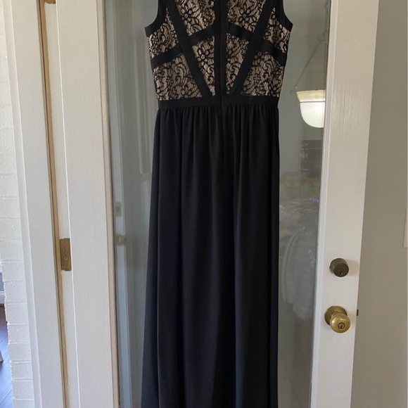 Black Lace Maxi Dress - Picture 2 of 2